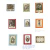 Konvolut von Neun Freundschafts- und Glückwunschkarten.
Deutsch, 19. Jh., Kolorierte Stiche, Prägedruck, versch. Materialien und Größen.