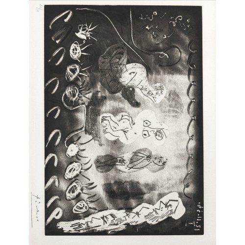 Picasso, Pablo. Mythologische Darstellung. Aquatinta. 22,3 x 32 cm. Auflage 31/50.