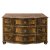 Kommode. Süddeutsch, Barockstil. Nussbaum furniert. Leicht besch. 78 x 126 x 64 cm.