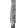 Aikuchi. Japan. Rote Lacksaya. Kozuki und Kogai. L. 41,5 cm.