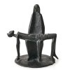 Reidel, Karl. Bronzeplastik. Pietà. Sign. 18 x 17,5 cm. Patina.