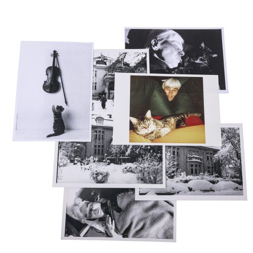 Moses Stefan. Acht schwarz-weiß  Fotoprints . Je ca. 21 x 29,5 cm. Eine davon mit persönlicher Widmung.