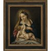Italien, 19. Jh. Maria lactans. Öl/Lw.67 x 55 cm. Rest., doubl. Unsign.