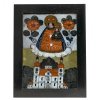 Hinterglasbild. Buchers oder Sandl. Gnadenbild von Maria Zell. 41 x 29 cm. Min. Farbablösungen.