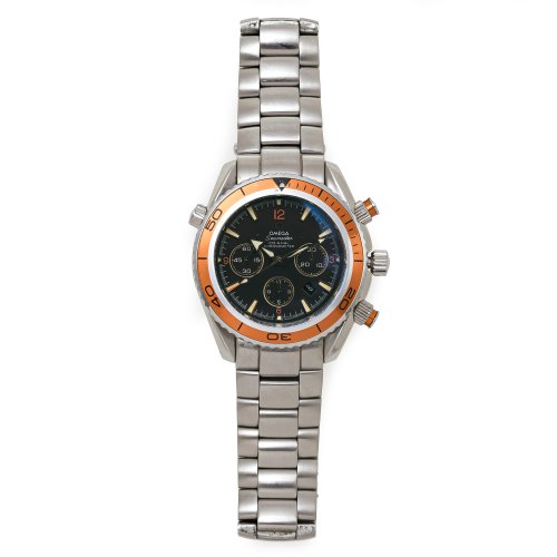Chronograph, Omega Seamaster. Stahl. Gebrauchsspuren, besch., ohne Papiere, ohne Schatulle.