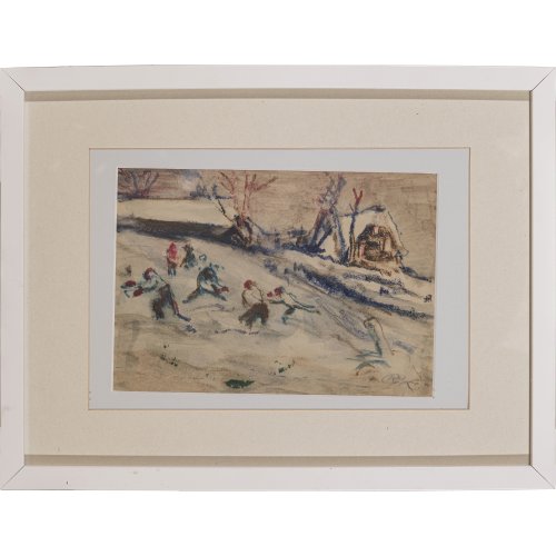 Koeppel, Reinhold. Kinder im Winter