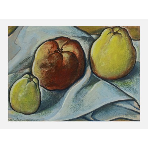 Wörlen, Georg Philipp. Obststillleben. Dat. 43