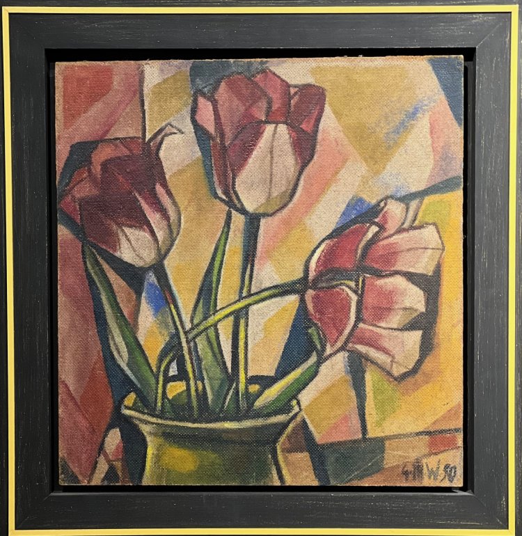 Wörlen, Georg Philipp. Tulpen. Hauptbild zu Objekt, Wörlen, Georg Philipp. Tulpen., Georg Philipp Wörlen,