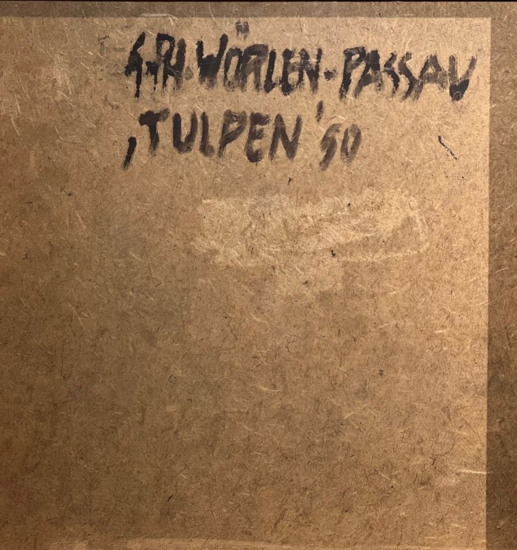 Wörlen, Georg Philipp. Tulpen. Bild 1 zu Objekt, Wörlen, Georg Philipp. Tulpen., Georg Philipp Wörlen,