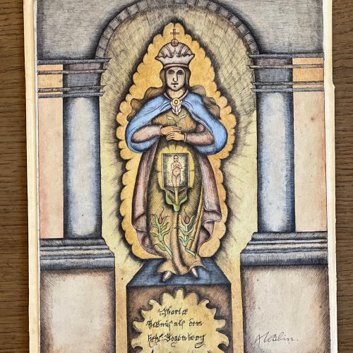 Kubin, Alfred. Bogenberg. Sign.