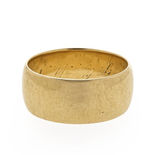 Bandring. Gold. Innen graviert.