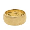 Bandring. Gold. Innen graviert.