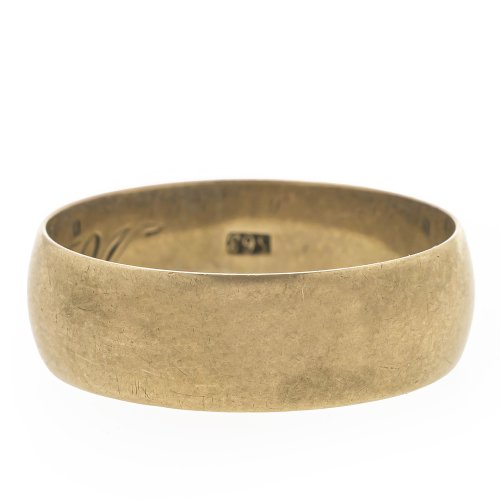 Bandring. Gold, innen graviert. Tragespuren.