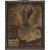 Ex Voto. Bayern, dat. 1820. Anbetung der Mondsichelmadonna. Tempera/Holz. Besch. 29 x 22 cm.