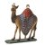 Krippendromedar. Holz, farbig gefasst. H. 32 cm.