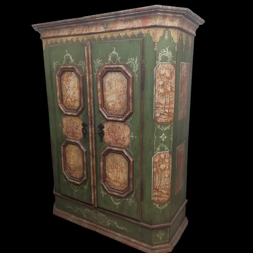 Bauernschrank. Zillertal. 175 x 133 x 55 cm. Rest.