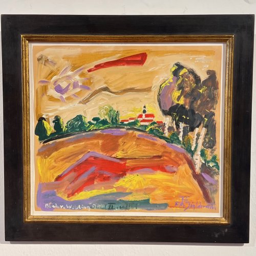 Zigldrum, Fred Arnus. Blick von Webling auf Dachau