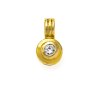 Anhänger. Gold, Brillantsolitär.