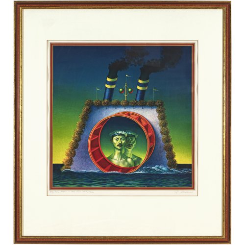 Hausner, Rudolf. Serigrafie, Titel 