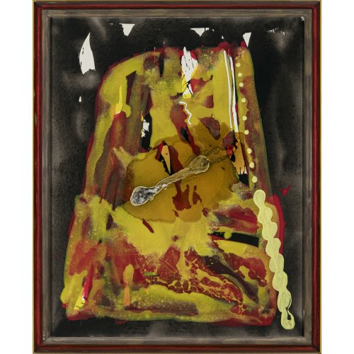 Fischer, Ole. Triptychon. Mischtechnik/Leinwand. Je 99,5 x 80 cm. Sign., dat. 91-92.