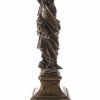 Figur. Bronze. Hl. Sebastian. Deutsch, 19. Jh. H. 11 cm.