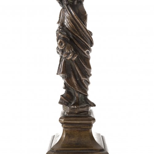 Figur. Bronze. Hl. Sebastian. Deutsch, 19. Jh. H. 11 cm.