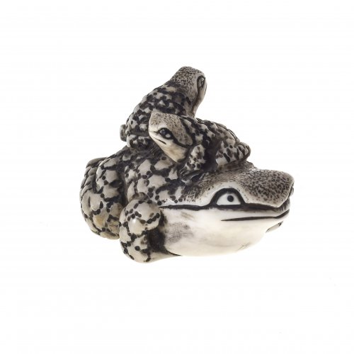 Netsuke, Kröte.