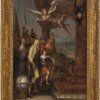 Sperling, Johann Christian, zugeschrieben. Junger Prinz wird zum Thron geführt.
