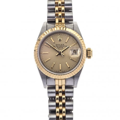 Damenarmbanduhr. Rolex Oyster Perpetual Date.