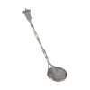 Andenkenlöffel. Silber. Mit 2  1/2 Gulden-Wilhelmina-Silbermünze von 1938 als Laffe, gedrehter Griff. Ca. 40 g. L. 15,5 cm.