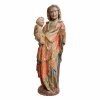 Muttergottes mit Kind. Südwestdeutschland, 14. Jh. Lindenholz. H. 68 cm.