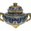 Koro (Weihrauchbrenner). China, 19. Jh. Cloisonné. H. 13 cm.