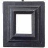 Rahmen. Alpenländisch, frühes 16. Jh. Nadelholz, schwarz gebeizt. 9,5 x 12 cm.