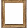 Rahmen. Jugendstil. Holz, flaches Profil, vergoldet. 33,5 x 40,5 cm.
