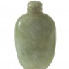 Snuffbottle. Grüne Jade. China, 19. Jh. H. 8,5 cm.