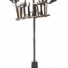 Stab mit Vogelfiguren. Yoruba,Nigeria/Republik Benin. Eisen. H. 55,5  cm.