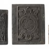 Drei Stoffdruckmodel. Tibet, 19./20. Jh. L. 11 - 22,5 cm.