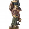 Hl. Katharina. Süddeutsch, 18. Jh. Holz, übergangene Farbfassung. H. 38,5 cm. Besch., rep.