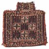 Salztasche. Belutsch, 20. Jh. Gebrauchsspuren, ohne Henkel. 47 x 45 cm.