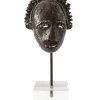 Kleine Maske. Messingguss. Ashanti, Ghana. H. 4,8 cm.