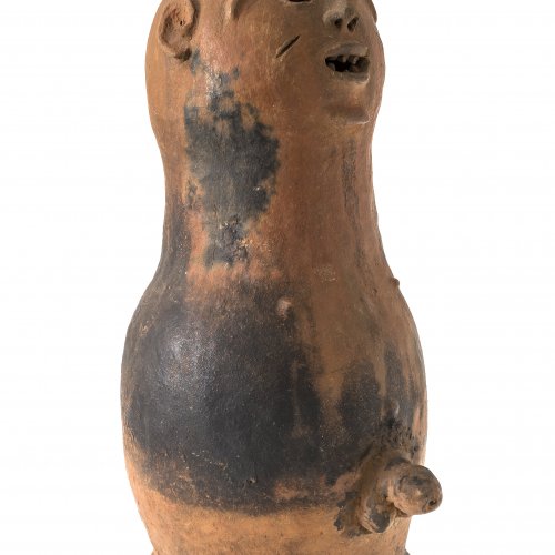 Voodoo-Kult-Figur. Ewe/Fon, Togo/Benin. Terrakotta. H. 53,5 cm.