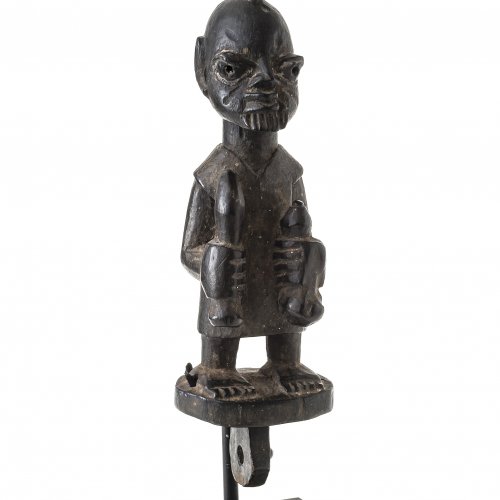 Ritualstab. Yoruba, Nigeria. H. 22,5 cm.