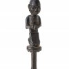 Ritualstab. Yoruba, Nigeria, 33,5 cm.