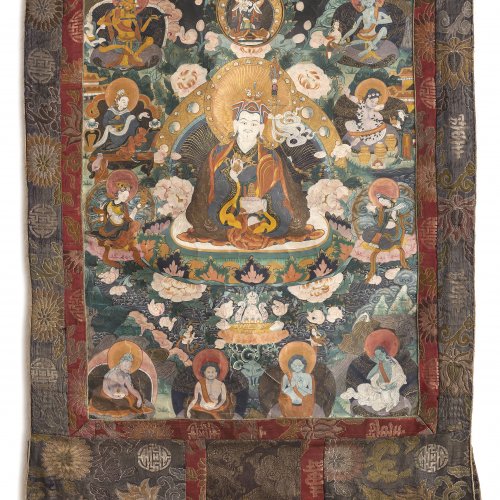 Thanka. Tibet, 19. Jh. Darstellung des 