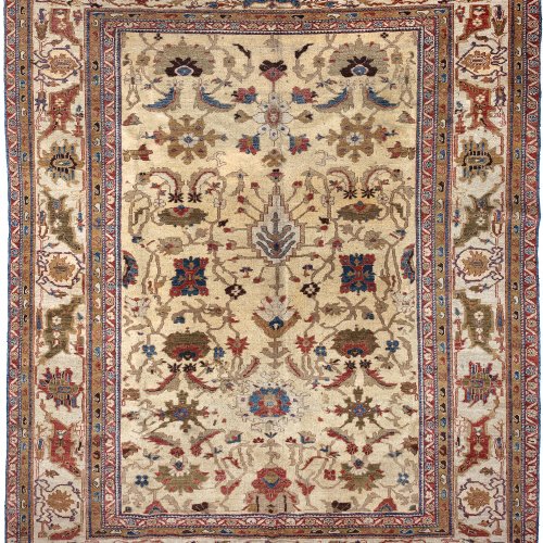 Teppich. Persien, 20. Jh. 310 x 257. Gebrauchsspuren.