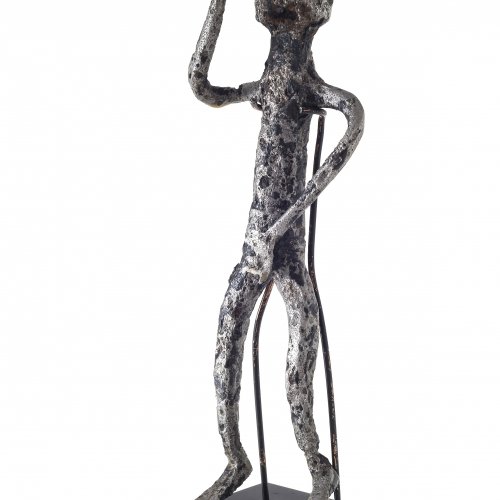 Eisenvotiv. Menschliche Figur. H. 18 cm.