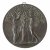 Plakette. Bronze. Adam und Eva unter dem Apfelbaum.