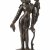 Gottheit, stehend. Bronze, Glassteinbesatz. Tibet. H. 16 cm.