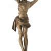 Leinberger, Hans, Werkstatt. Corpus Christi, Dreinageltypus. Holz, übergangene Farbfassung mit alten Fassungsresten. H. 79 cm. Best., rep.