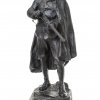 Müller, Hans. Jäger. Bronze. Sign. H. 49,5 (ohne Sockel). Sign.